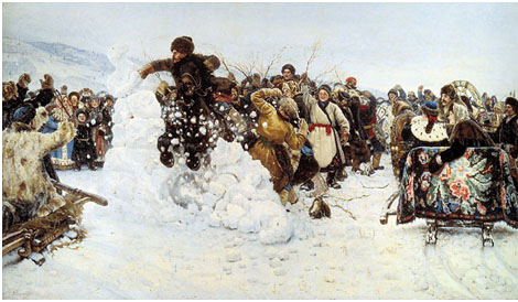В.Суриков. «Взятие снежного городка»